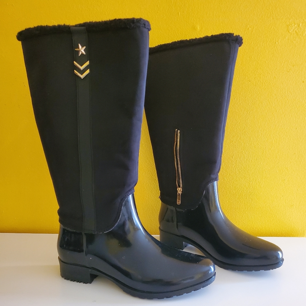 Tommy Hilfiger Rain Boots, Size 9